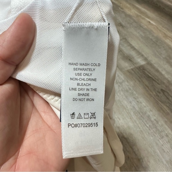 Swimsuits For All black white color block one shoulder one piece swimsuit sz 16 - Picture 6 of 9